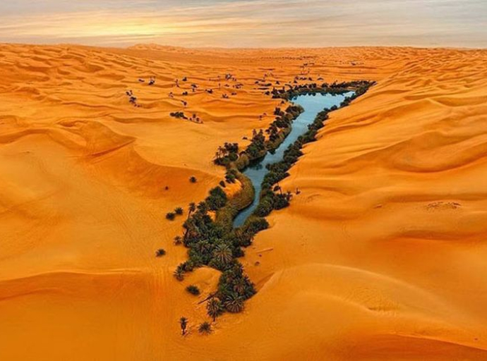 Jezera pustinje Ubari – Libija