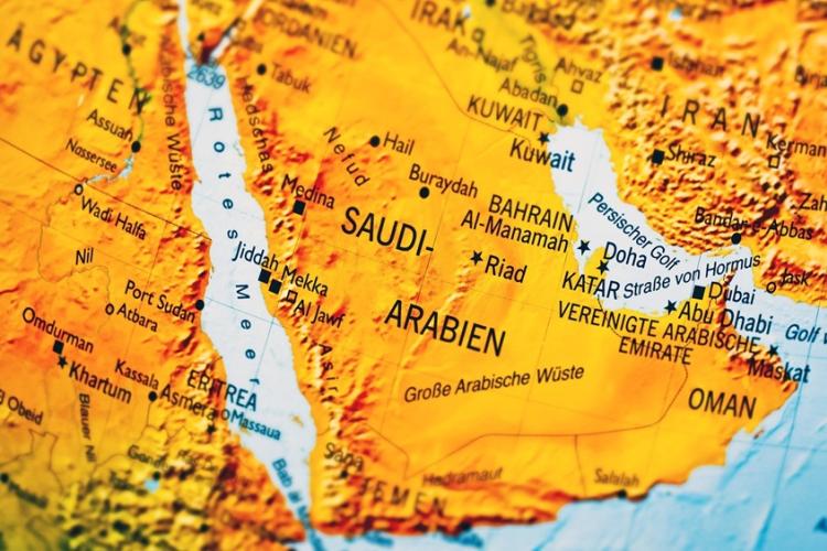 Saudijska Arabija Karta Pixabay