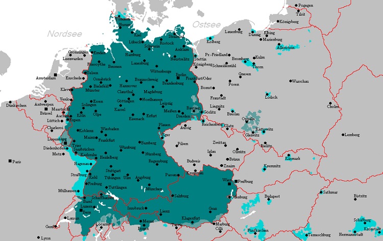 karta istočne njemačke Progon Nijemaca nakon Drugog svjetskog rata   Impuls karta istočne njemačke