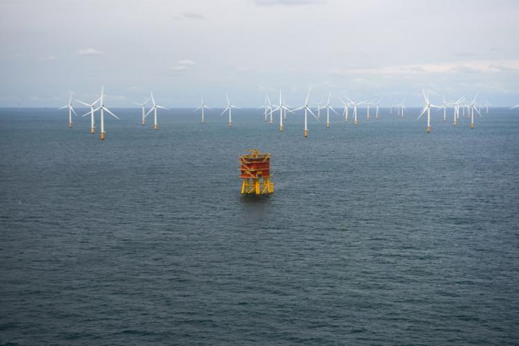 offshore wind farm Eric Herchaft Pool AFP