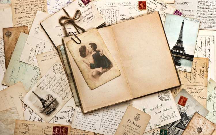 vintage love letters