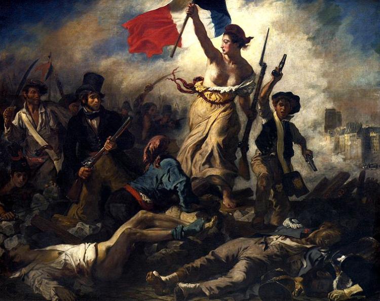 755px Eugène Delacroix La liberté guidant le peuple