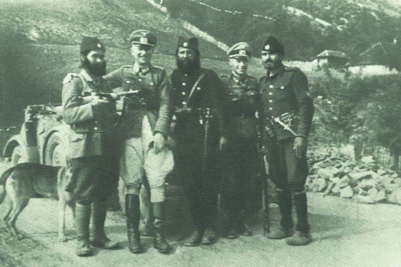 cetnici i njemacki oficiri