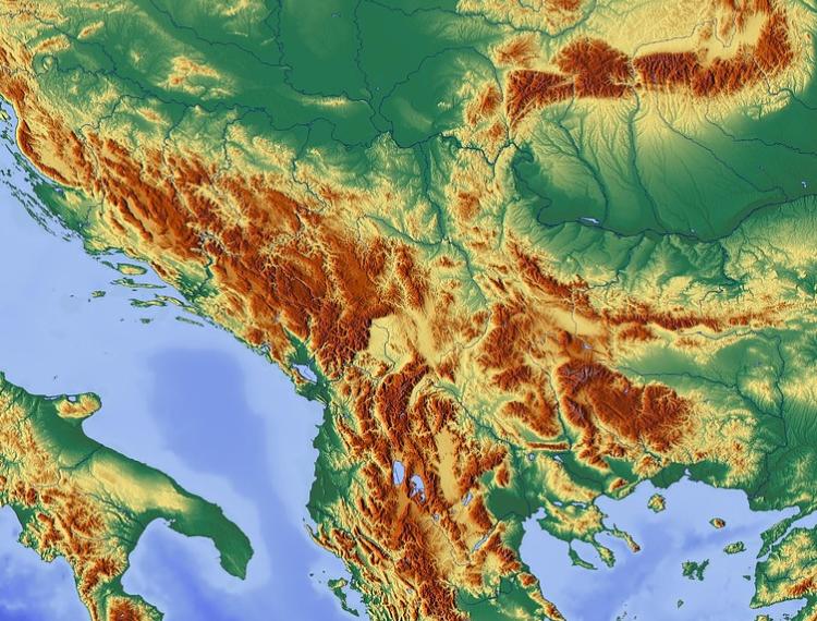 Balkan karta pixabay