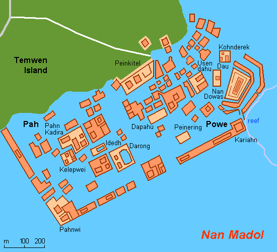 Map FM Nan Madol