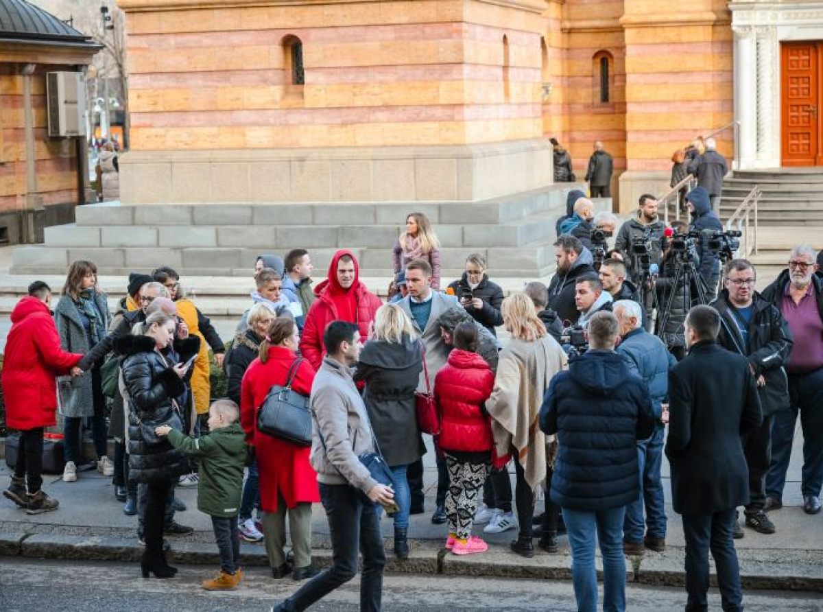 Protest roditelja djece s poteškoćama u razvoju u Banjaluci, traže zaostale isplate