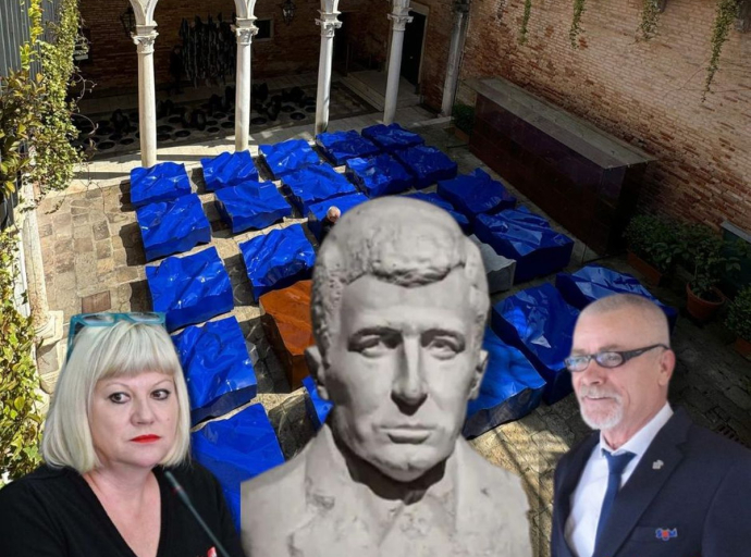 NEISTINE MINISTRICE SANJE VLAISAVLJEVIĆ: Kako je Čovićev kipar doplivao do Venecije?