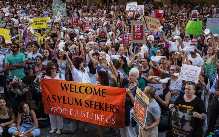 Sydney protesti za azilante Pacific Press