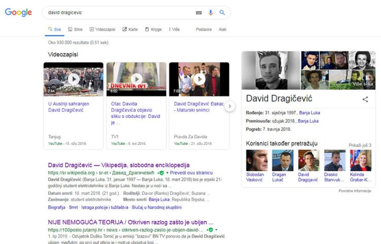 google pretraga David Dragicevic 1