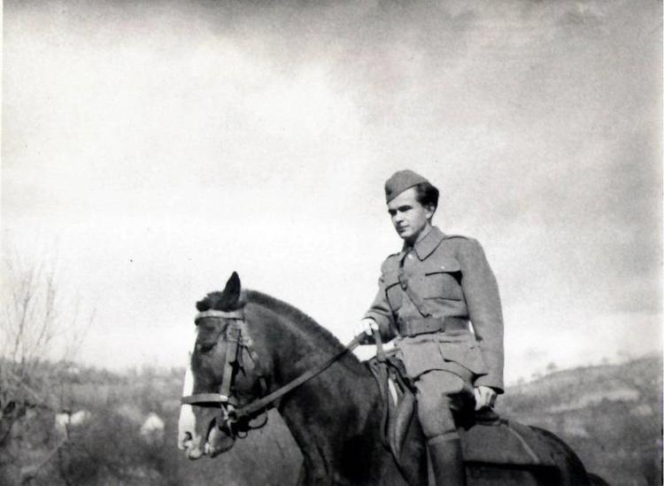 Ivo Lola Ribar na konju Lisku