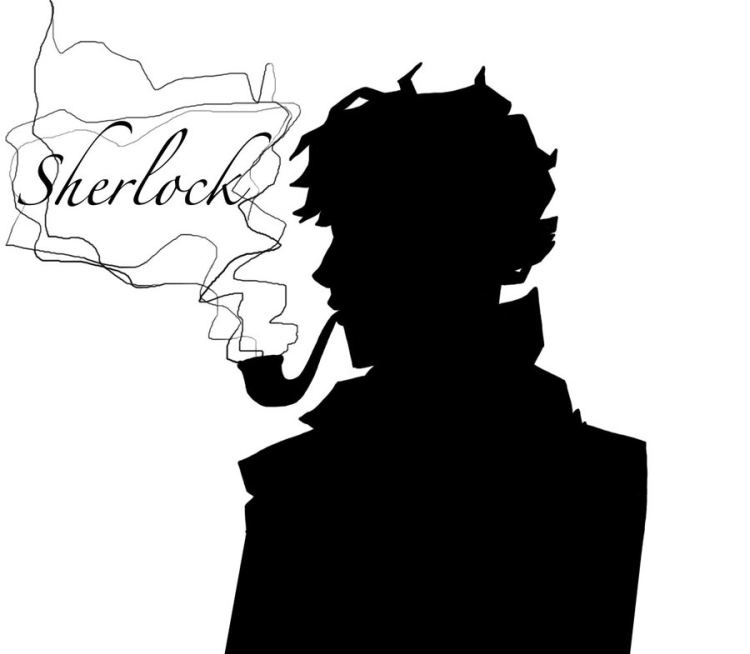sherlock silhouette by kiku chan13 d56jnoq