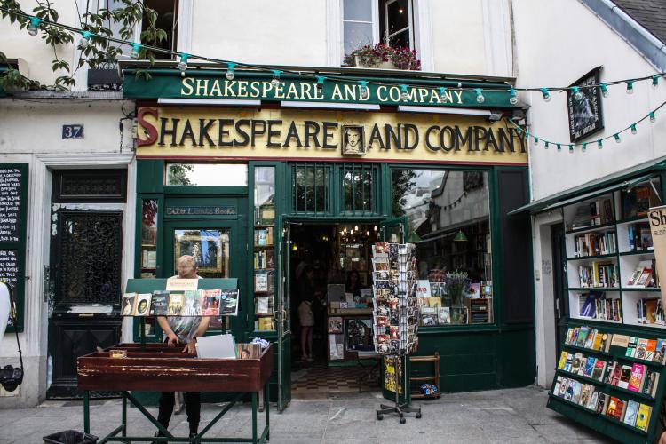 Shakespeare and Company bookstore Paris 13 August 2013