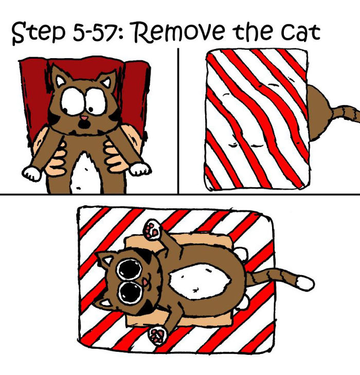 christmas gifts how to wrap presents when you have cat comic iizcat 5 5c1781f0b0274 700