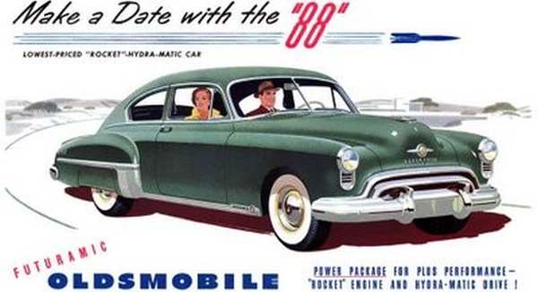 1950 Oldsmobile Rocket 88 Adverts 11