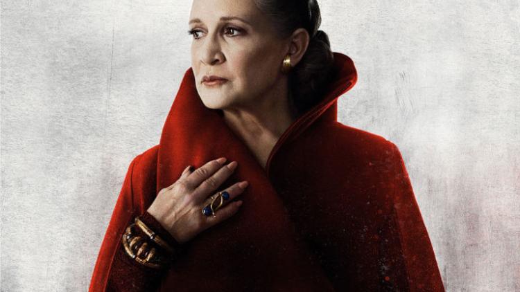gallery 1513250806 carrie fisher star wars the last jedi poster
