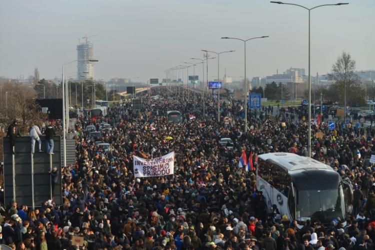 Srbija protesti foto Tanjug