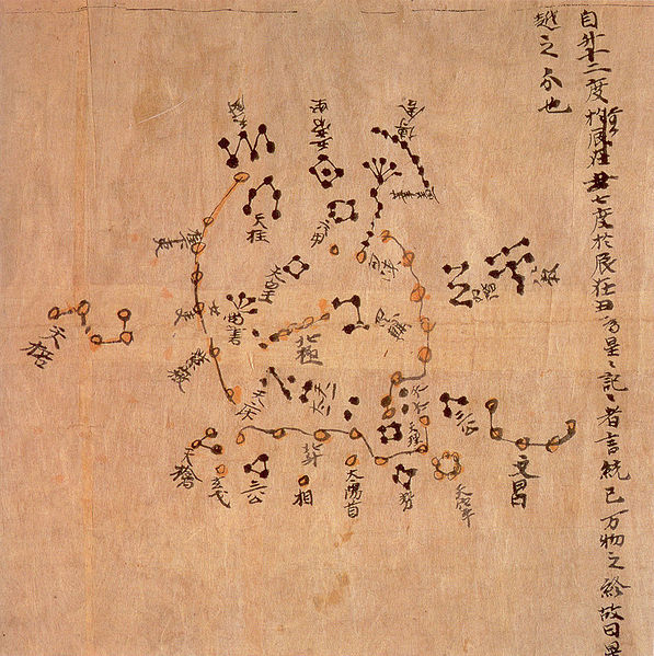 Dunghuanska zvezdana mapa s pocetka 8. veka