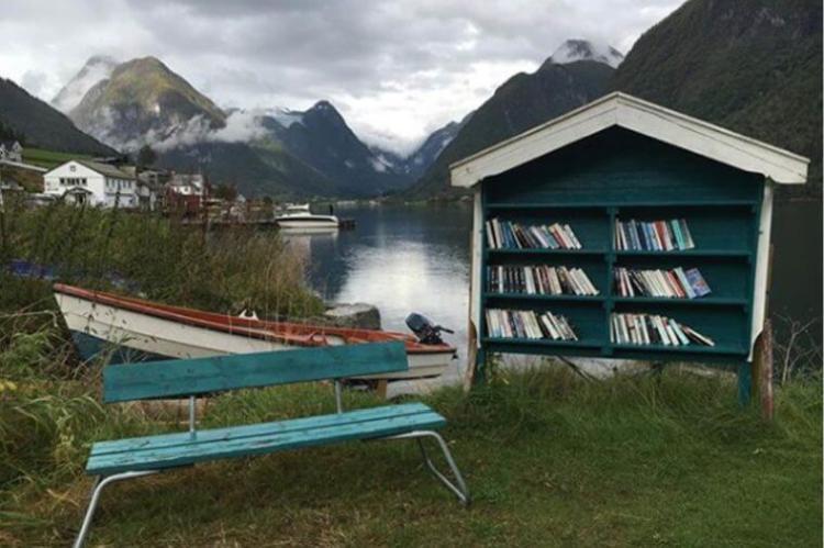 05 water this small norwegian town turns abandoned buildings into bookstores courtesty Jennie Santoro 760x506