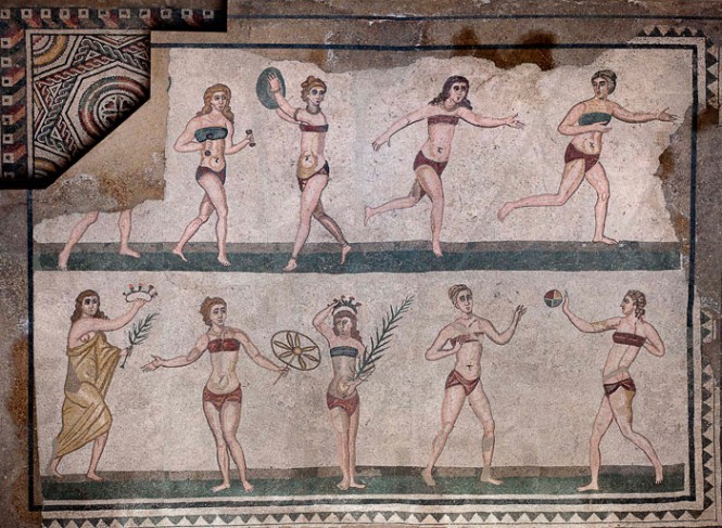 Mozaik Rimljanke foto wikipedia