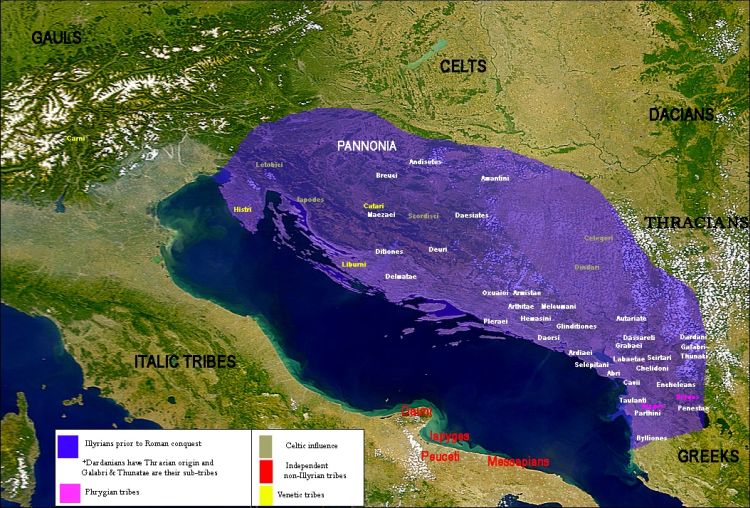 gdje su nestali iliri mapa