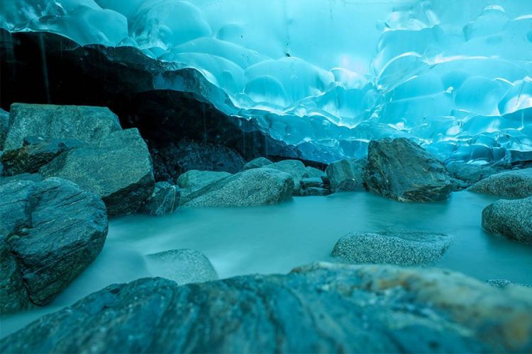 ice cave pond