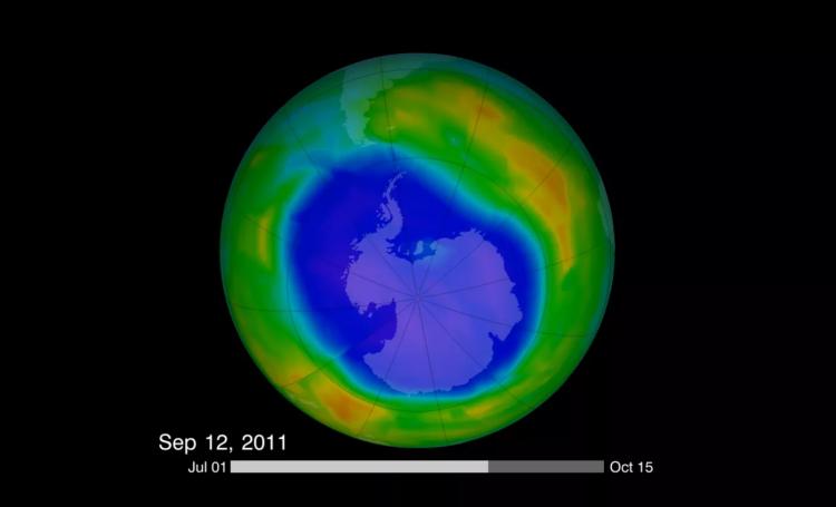 ozonska rupa foto nasa