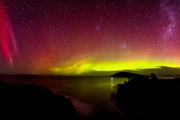 Aurora Australis Goats Bluff July 15th 2012 James Garlick