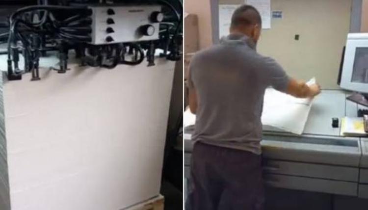 Glasački listići štampa