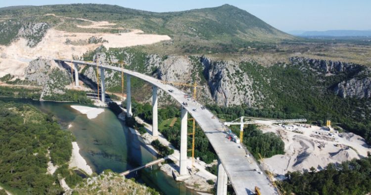 radovi na mostu Pocitelj 1 FOTO Autoceste FBiH 1 1080x567