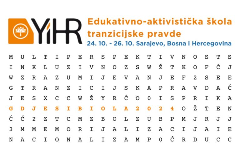 Otvoren poziv za mlade za edukativno-aktivističku školu tranzicijske pravde