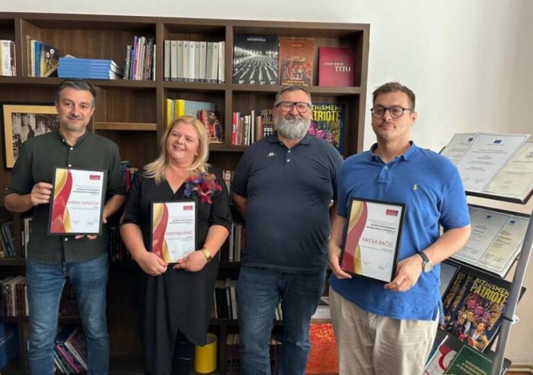 CRMA URUČILA NAGRADE ZA NAJBOLJA ISTRAŽIVANJA O KORUPCIJI: Ovogodišnji dobitnici su Mirna Duhaček, Kristina Perić i Nikola Bačić