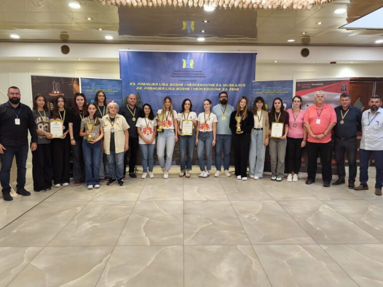 Ženka ekipa ŠK “GAMBIT” Banjaluka vicešampion 22. Premijer lige BiH za žene