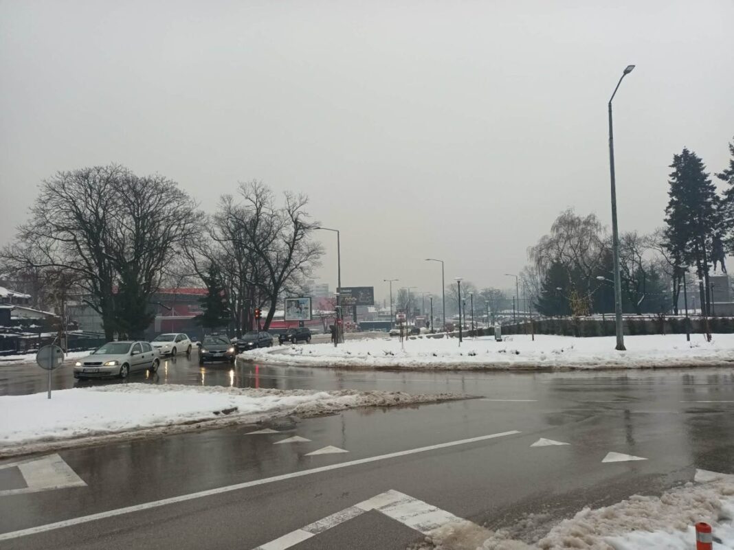 Cesta u Banjaluci i snijeg