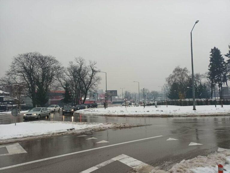 Cesta u Banjaluci i snijeg