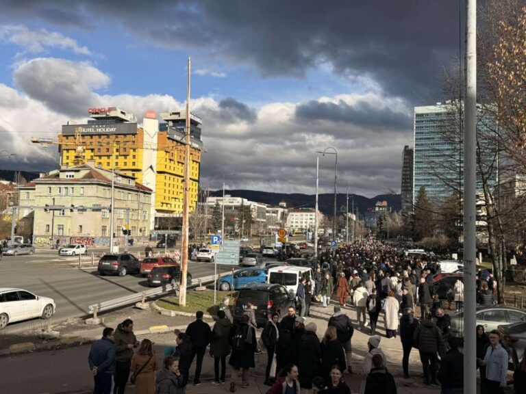 Protesti u Sarajevu BHRT