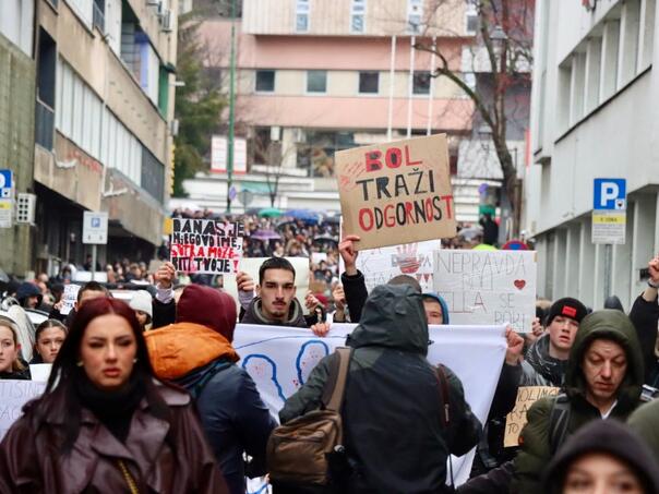Prptest u Sarajevu zbog tramvajske nesreće vijesti.ba