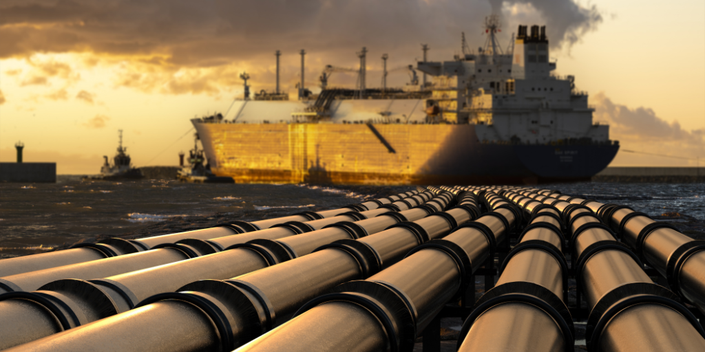 ilustracija cijevi i brod