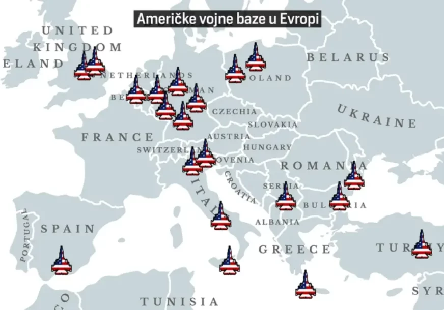 Američke vojne baze u Evropi, mapa, Ringier