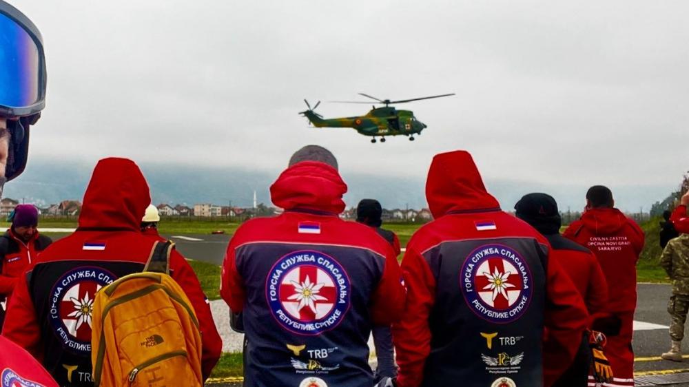 Vježba iz helikoptera. GSS