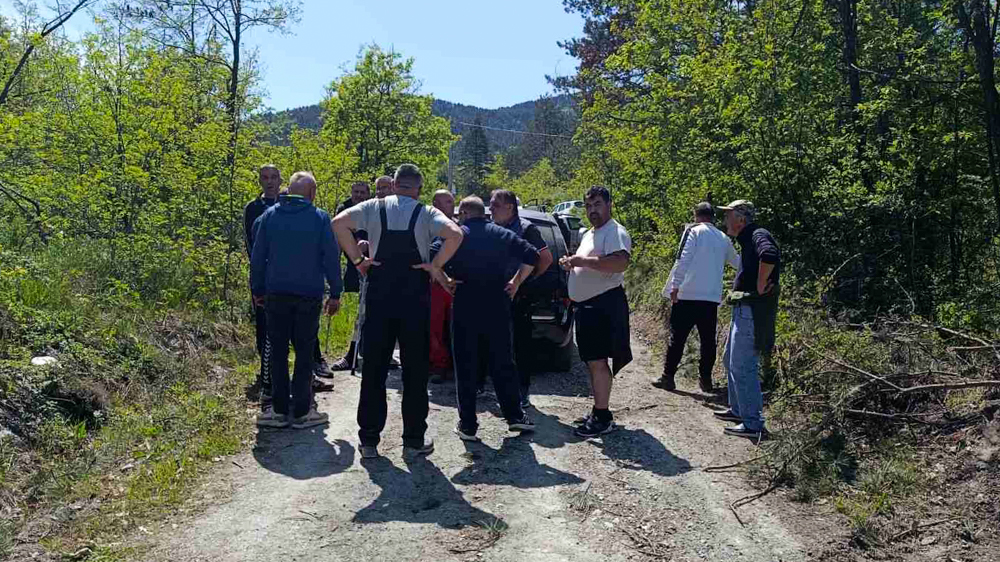 Protest protiv rudarenja na Ozrenu Ustupljena fotografija Gerila