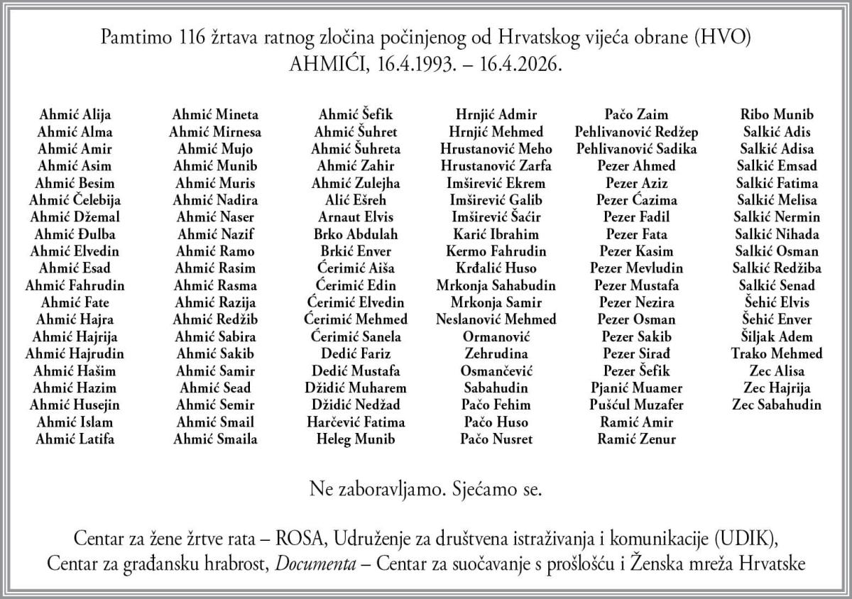 imena ubijenih u ahmićima