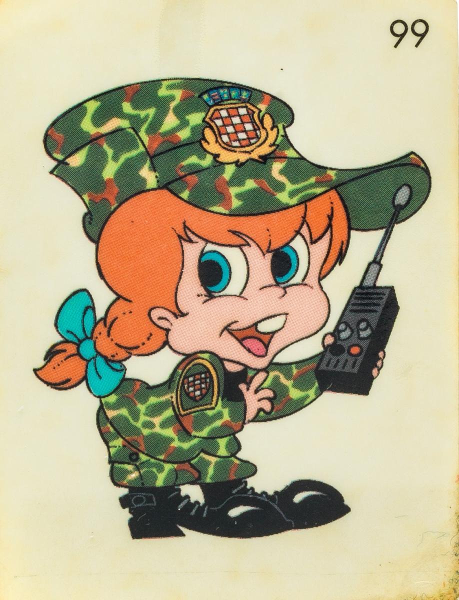 cro army stiker