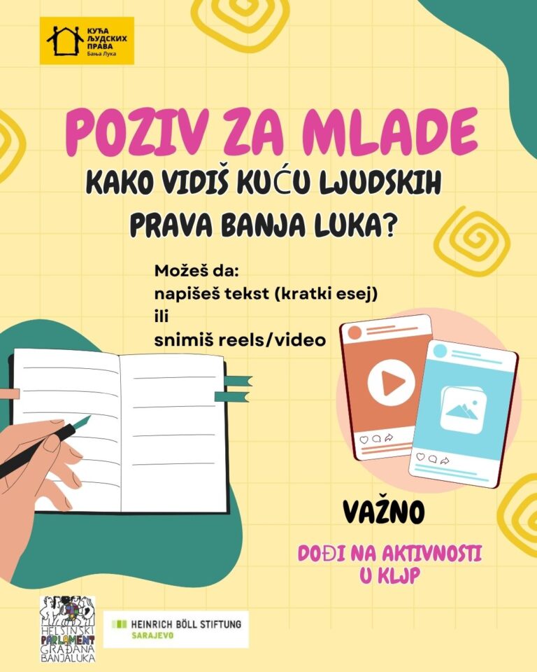 Otvoren konkurs za mlade za najbolje kreativne radove i video snimke