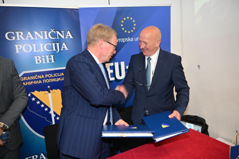 Potpisivanje Memoranduma BiH Frontex foto Ministarstvo sigurnosti