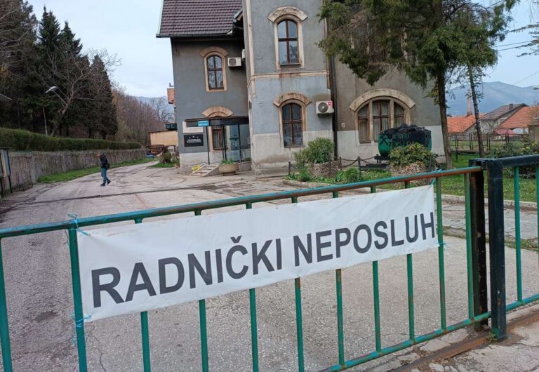 Zanica Radnički neposluh rudari BHRT